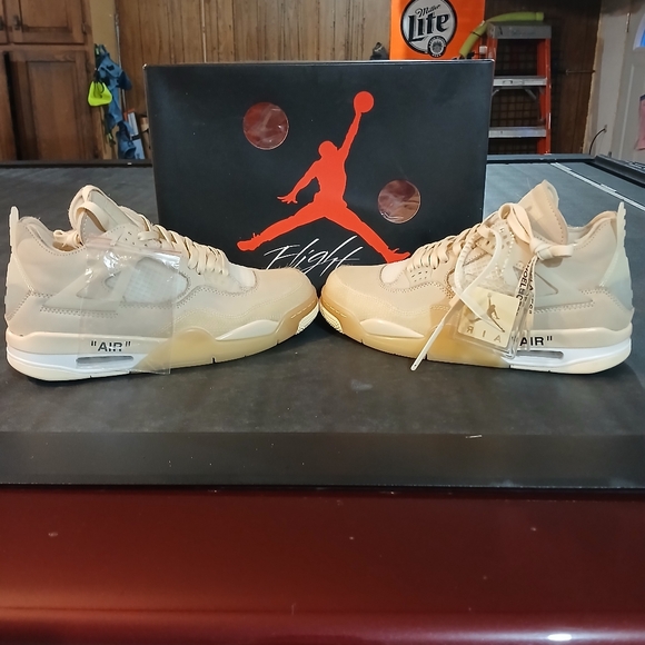 jordan 4 off white retail